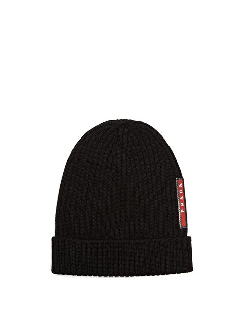 prada beanie men's|black Prada hat.